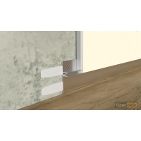 Silver Reversible Skirting 50mm for Developers| DoorHub UAE
